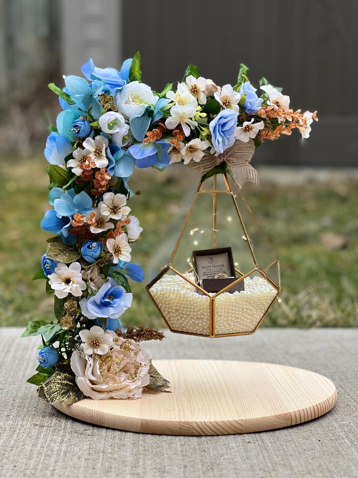 Wooden Prism Ring Tray