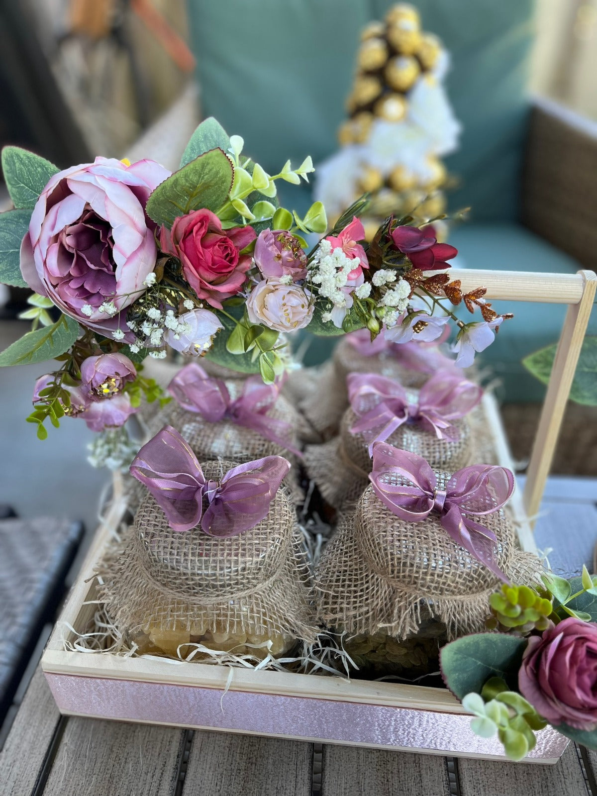 Handle Nuts and Dried Fruit Basket