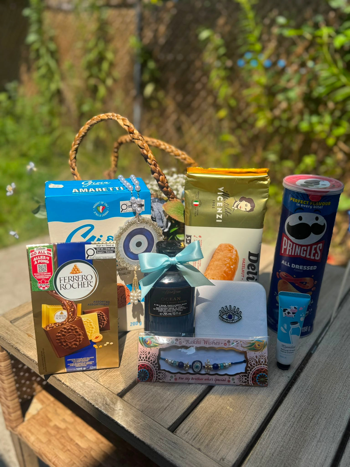 Nazar Na Lage 🧿- Bhai & Bhabhi Rakhi Basket