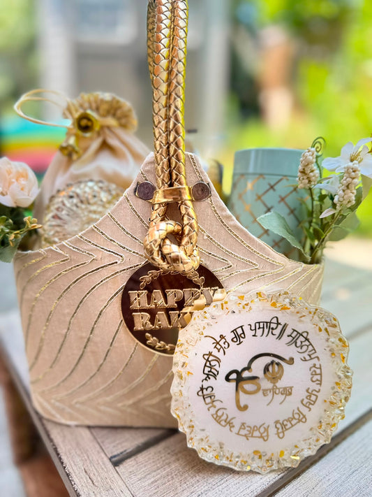 Golden Grace Rakhi Basket 2✨