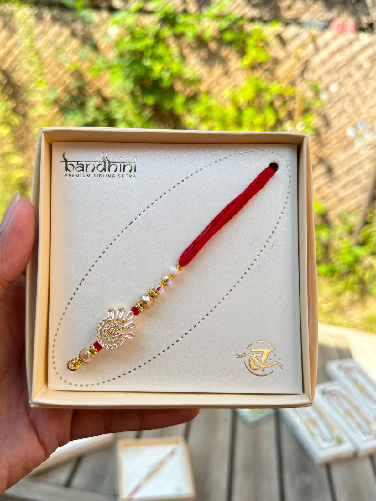 Divine Petal Rakhi✨