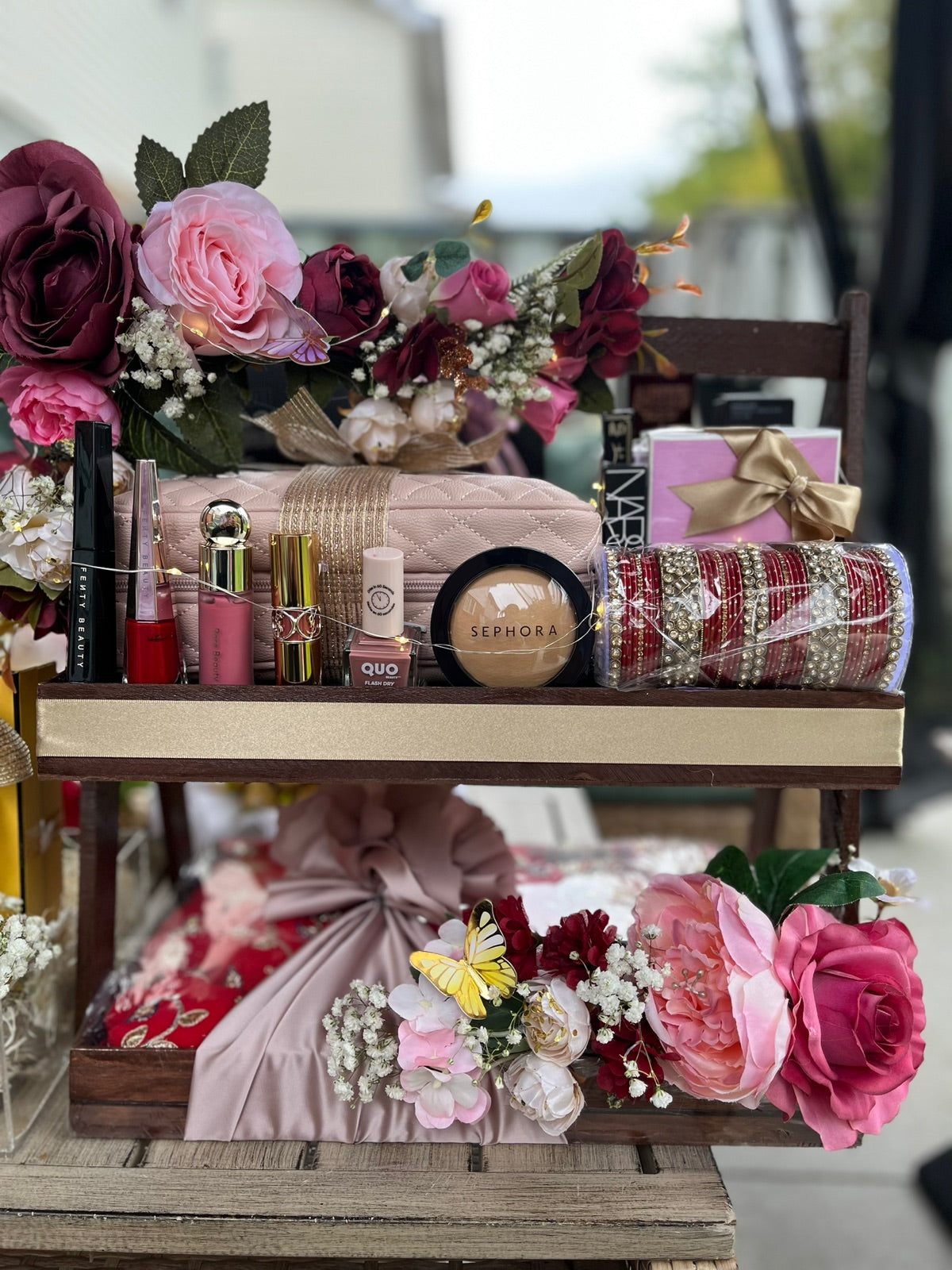 Double Tier Shagun Basket