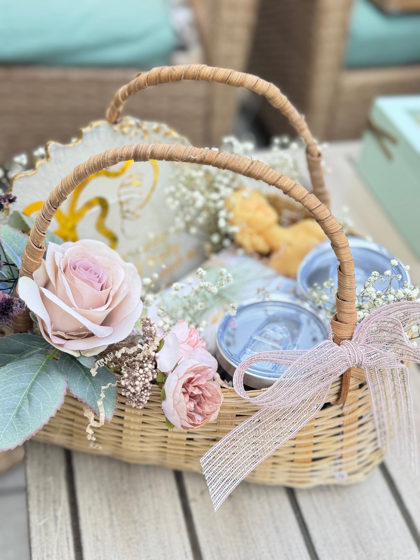 Diwali Cane Basket