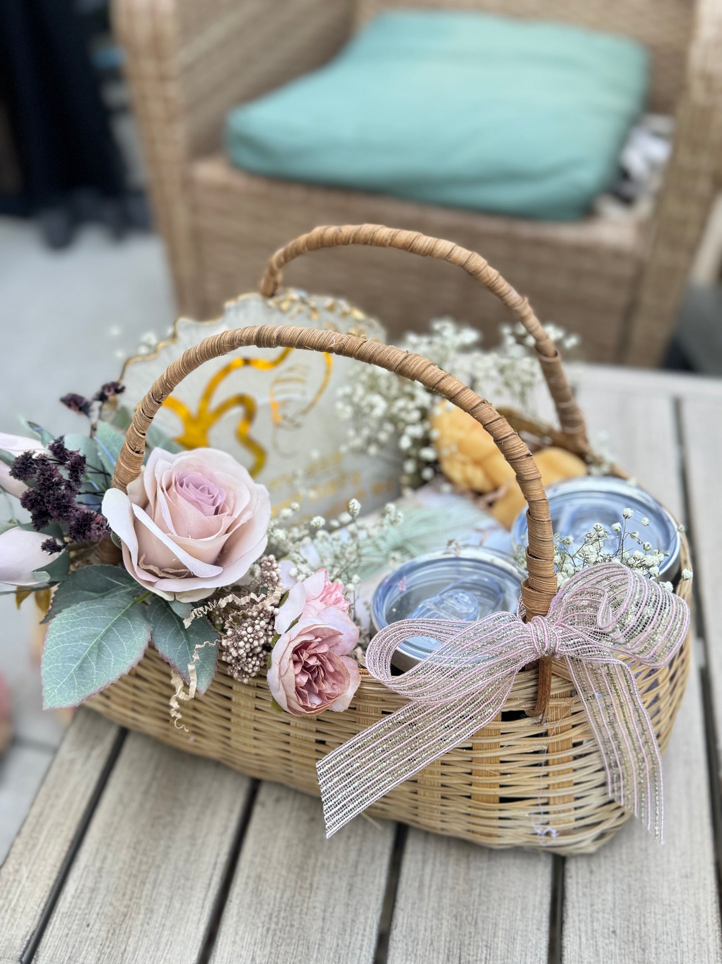 Diwali Cane Basket