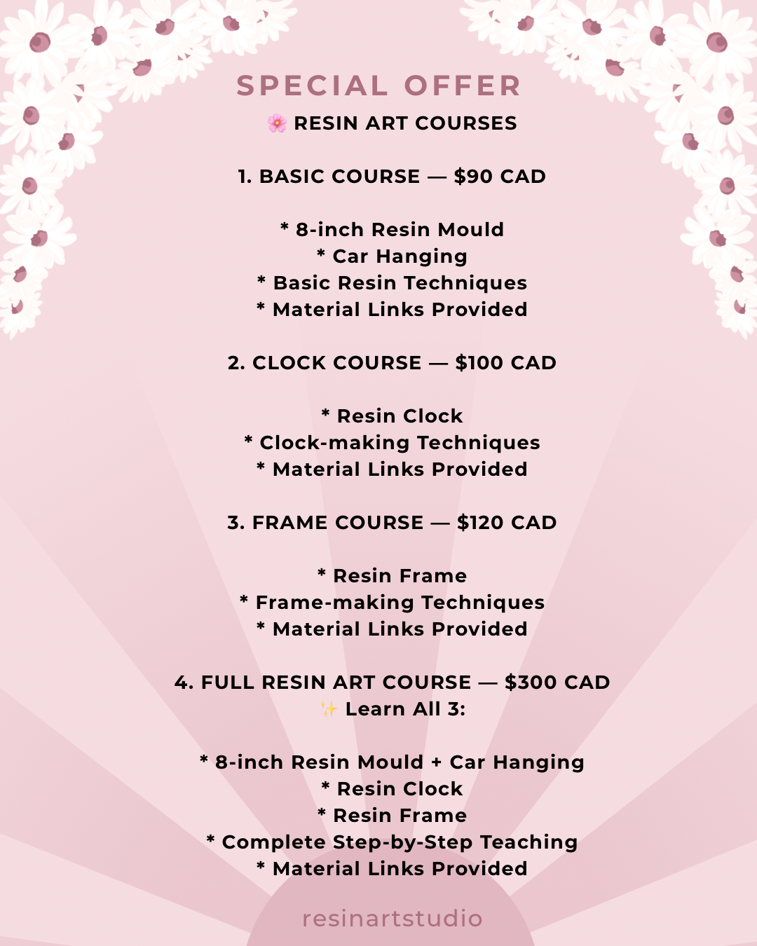 Resin Art Course