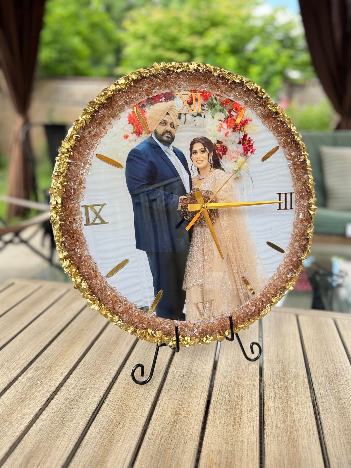 Golden memories clock✨