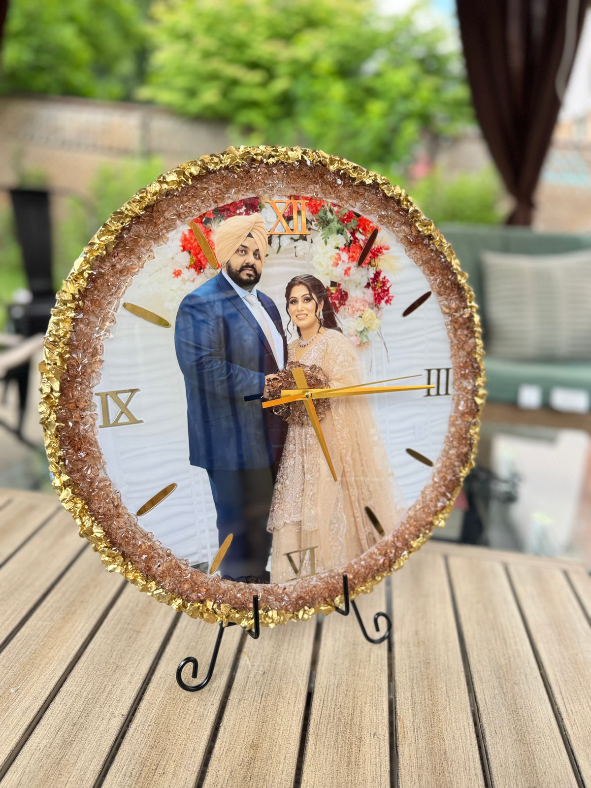 Golden memories clock✨