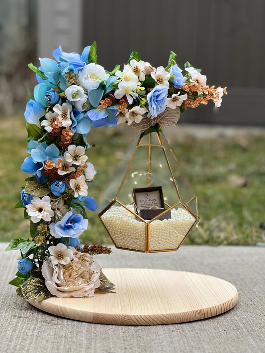 Wooden Prism Ring Tray
