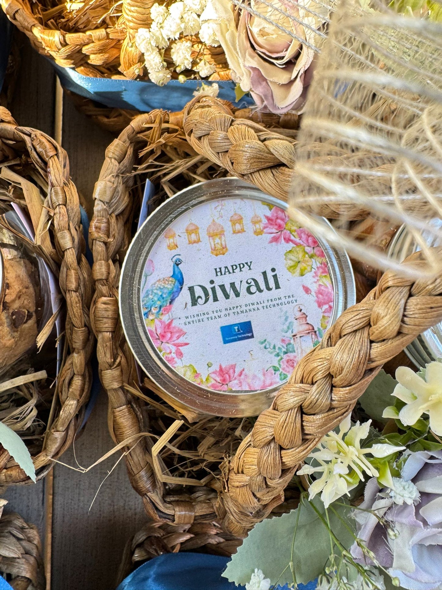Diwali Jute Basket