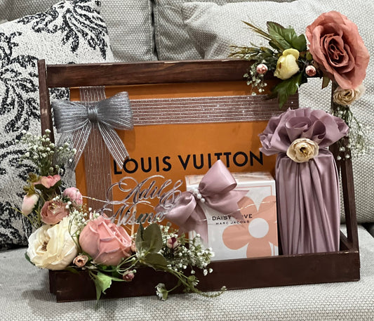 Handle tray luxury Basket