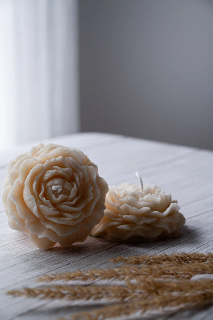 Peony - Flower Candle