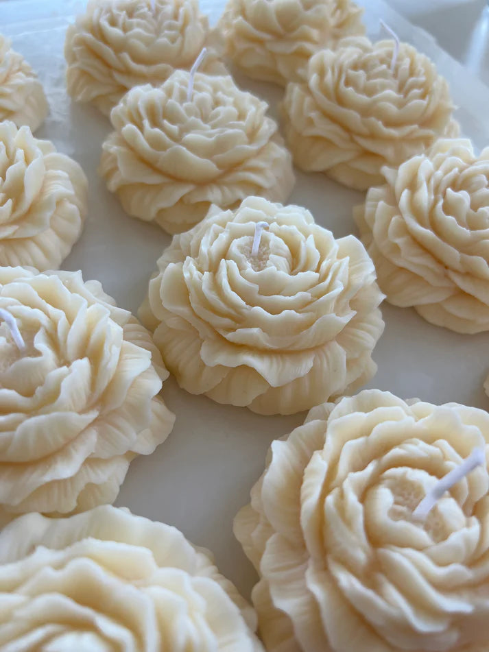 Peony - Flower Candle