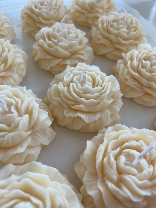 Peony - Flower Candle